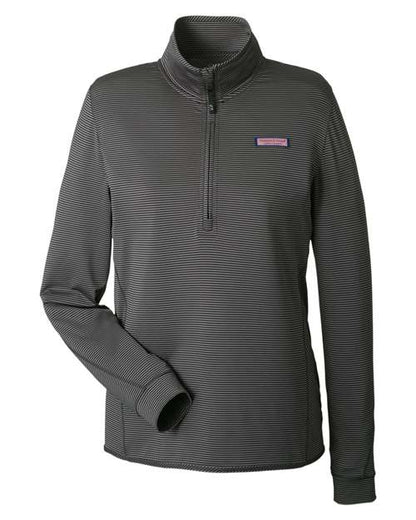 vineyard vines. Women's Microstripe Sankaty Half-Zip Pullover. K002521