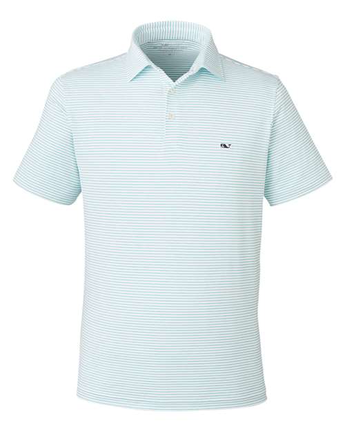 vineyard vines. Men's Bradley Stripe Sankaty Polo. G012426