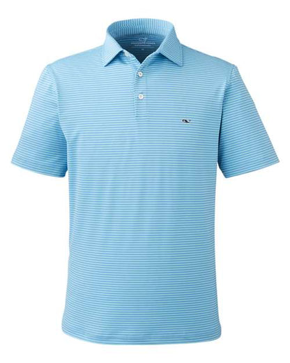 vineyard vines. Men's Bradley Stripe Sankaty Polo. G012426
