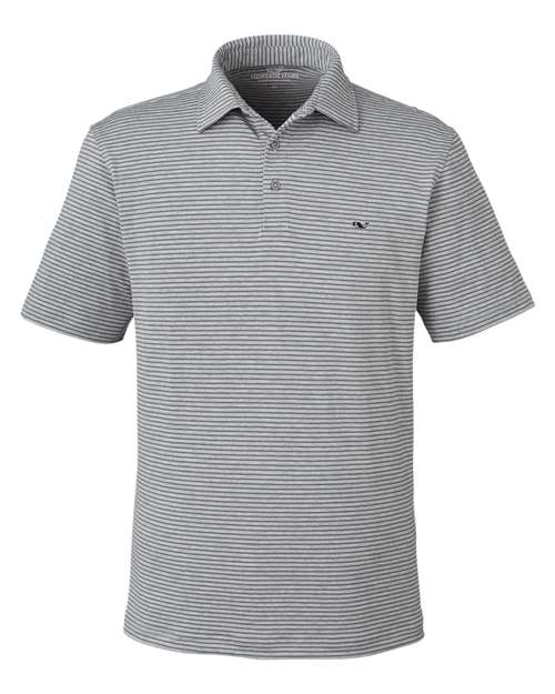 vineyard vines. Men's Bradley Stripe Sankaty Polo. G012426