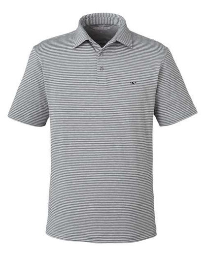 vineyard vines. Men's Bradley Stripe Sankaty Polo. G012426