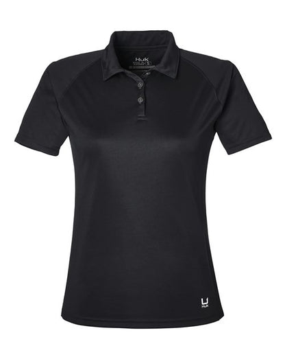HUK. Women’s LoPro Solid Performance Polo. H612L03