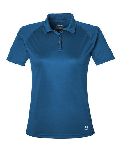 HUK. Women’s LoPro Solid Performance Polo. H612L03