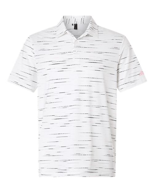 Adidas. Men's Ultimate365 Mesh Glimmer Print Polo. A2015