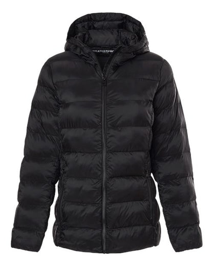 Weatherproof. Women's Lightweight Poly-filled Hooded Puffer Jacket. W26715