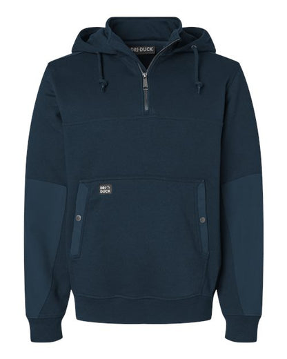 DRI DUCK. Men's Mission Quarter-Zip Hooded Pullover. 7349