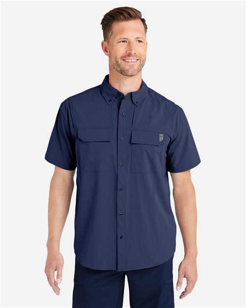 HUK. Men's Creekbed Short Sleeve Shirt. H150183
