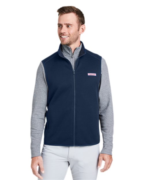 vineyard vines. Men's Mountain Sweater Fleece Vest. K002713