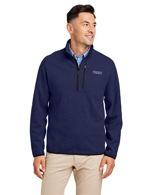 vineyard vines. Men's Mountain Sweaterfleece Quarter-Zip Pullover. K004694