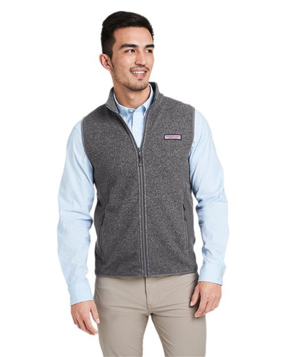 vineyard vines. Men's Harbor Fleece Vest. O001401