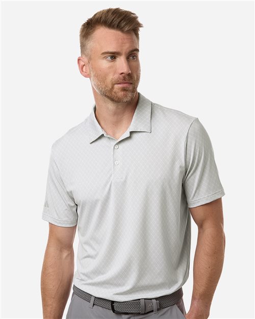 Adidas. Men's 4-Way Stretch Printed Polo. A716