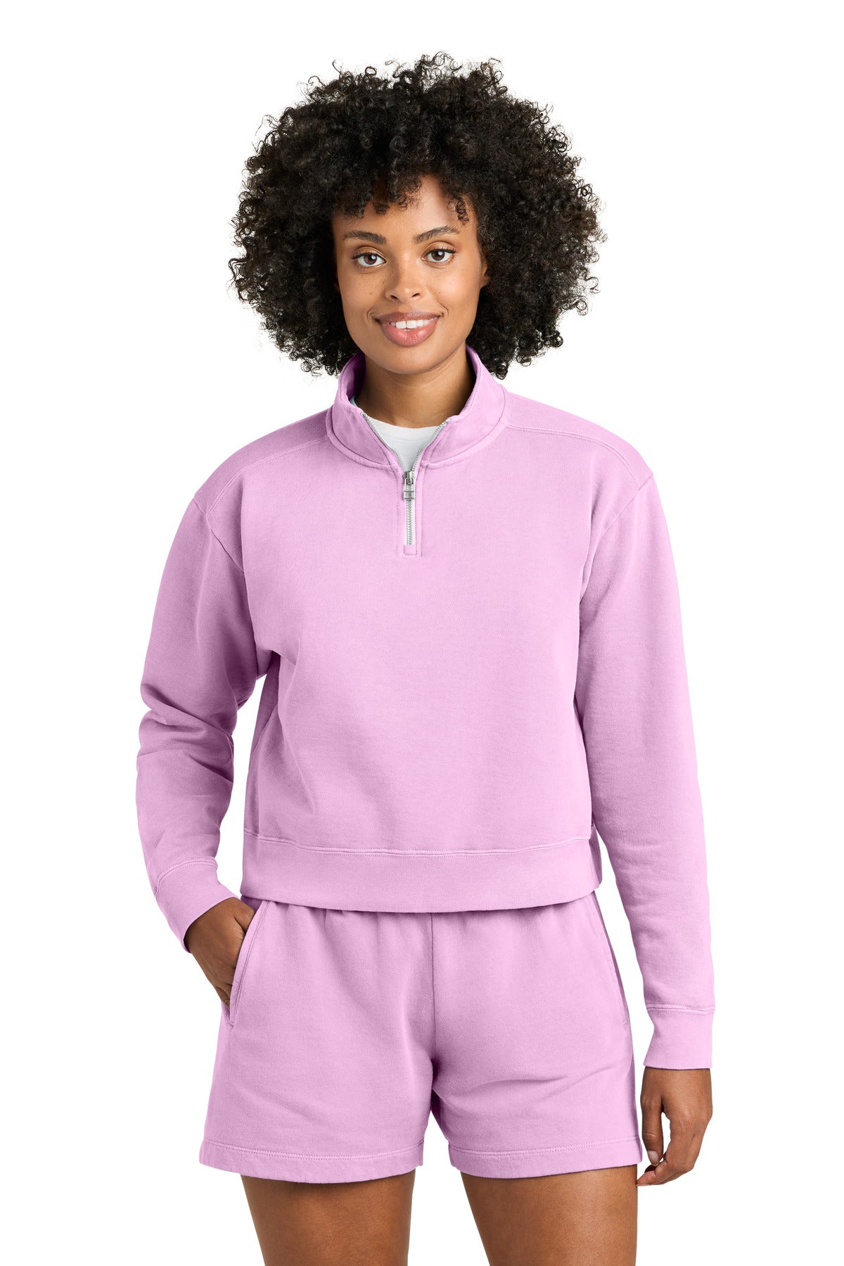 Comfort Colors Women's Mid-Length 1/4-Zip Sweatshirt 1580L