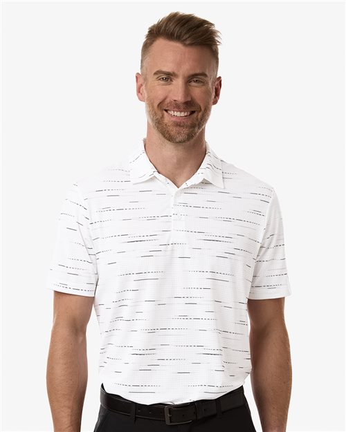 Adidas. Men's Ultimate365 Mesh Glimmer Print Polo. A2015