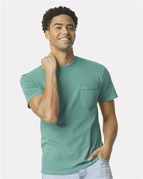Comfort Colors. Unisex Garment-Dyed Heavyweight Pocket T-Shirt. 6030