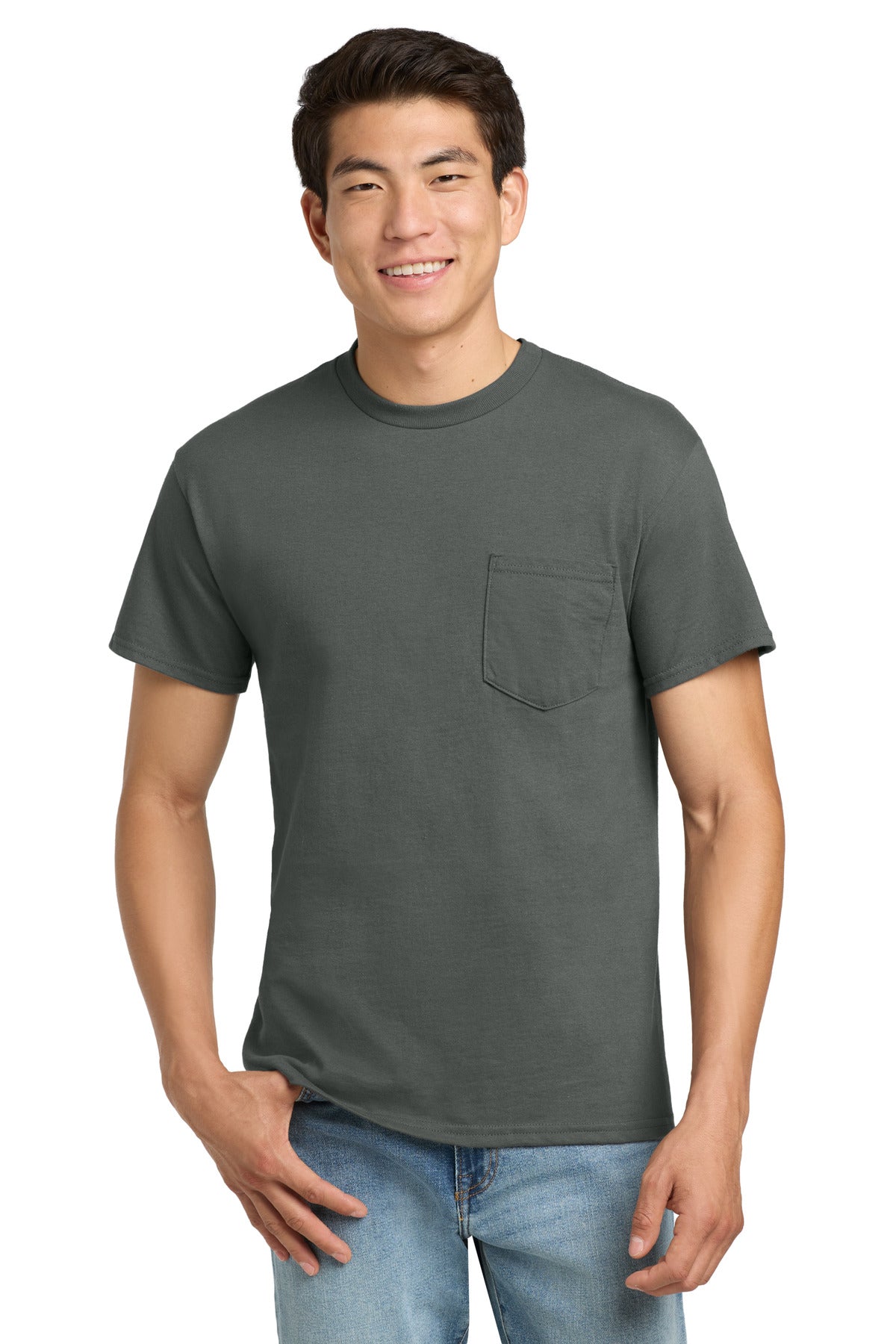 Gildan - Ultra Cotton 100% US Cotton T-Shirt with Pocket.  2300