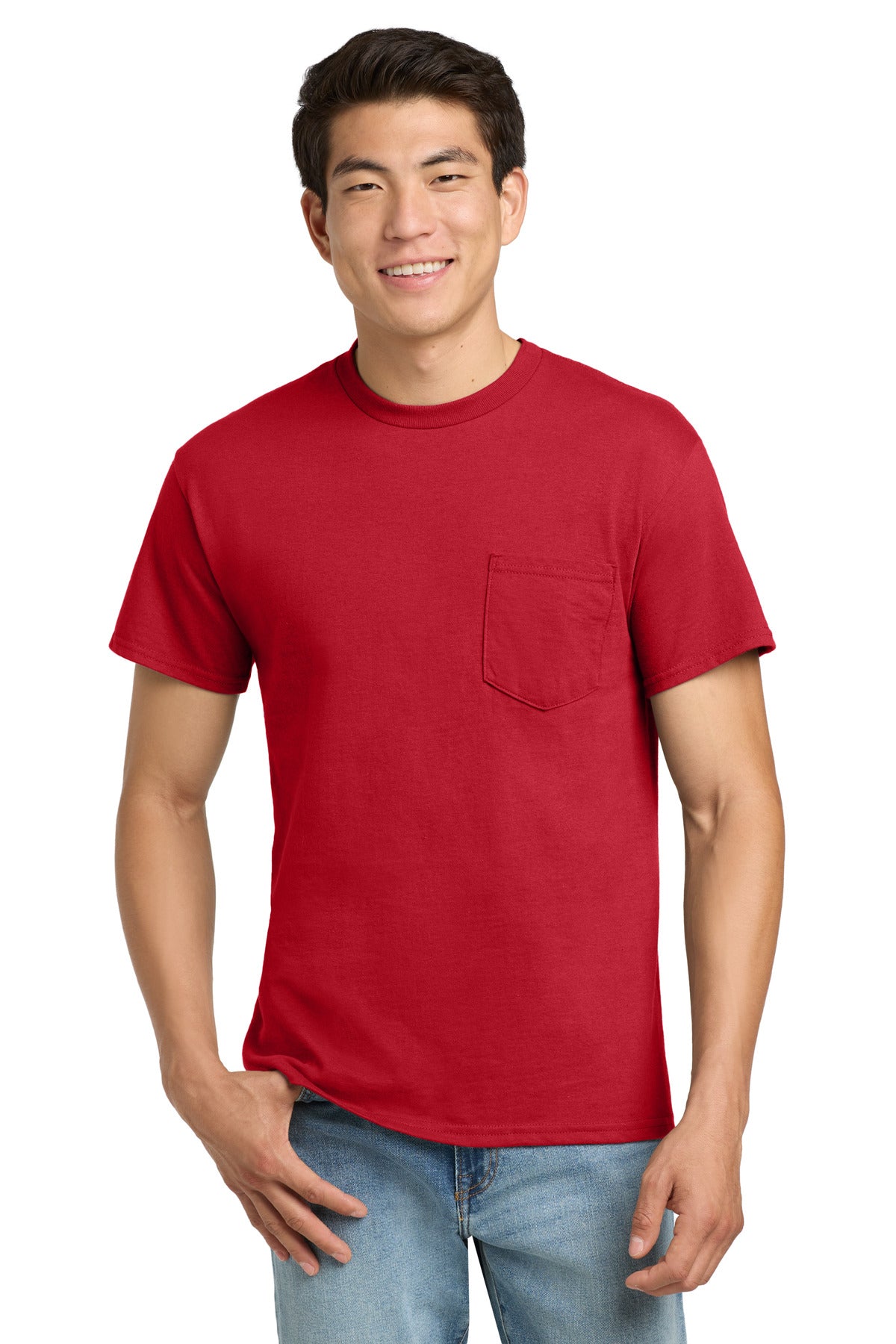 Gildan - Ultra Cotton 100% US Cotton T-Shirt with Pocket.  2300