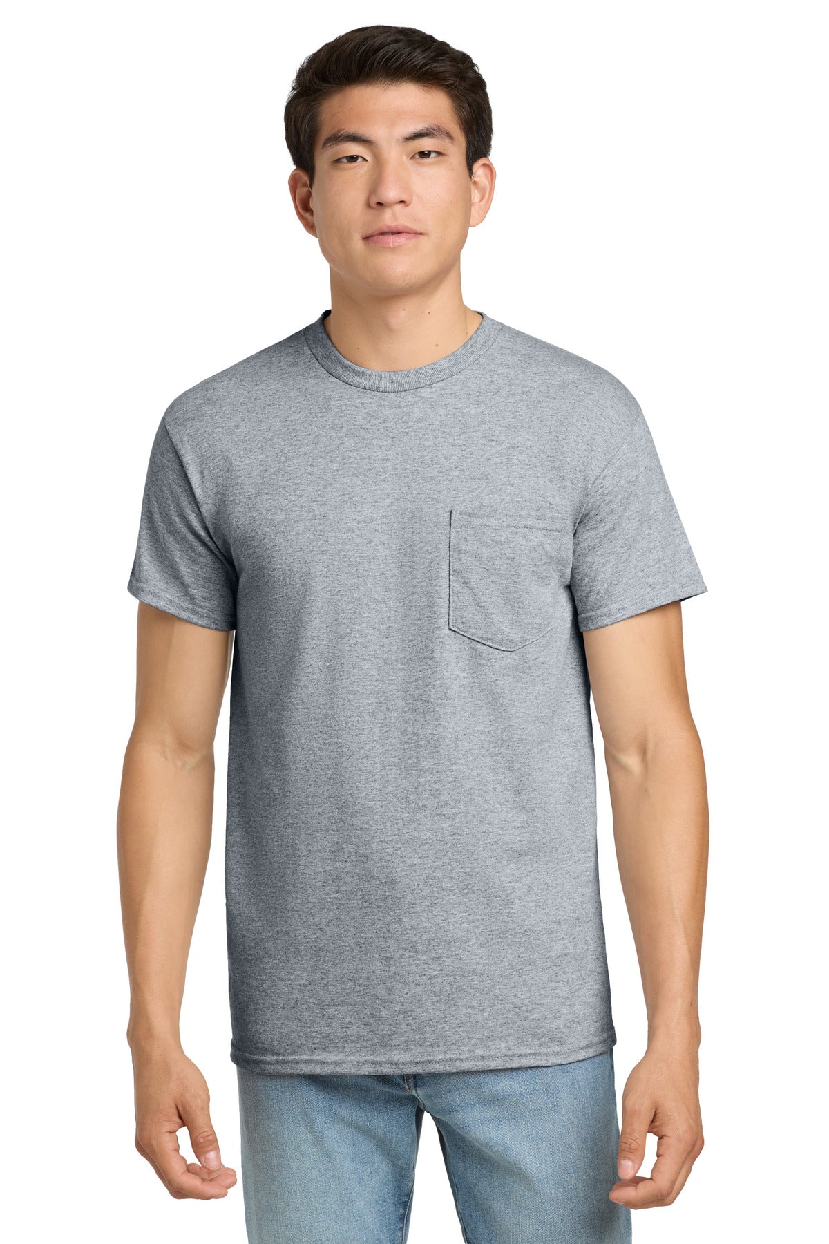 Gildan - Ultra Cotton 100% US Cotton T-Shirt with Pocket.  2300