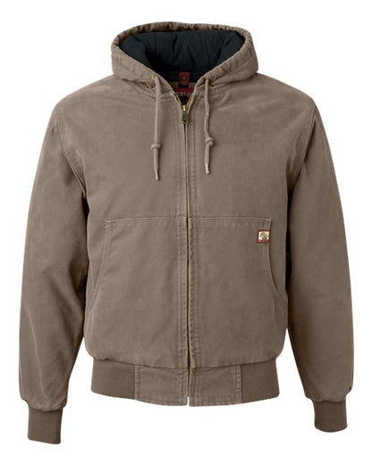 DRI DUCK. Men's Cheyenne Boulder Cloth™ Hooded Jacket with Tricot Quilt Lining. 5020