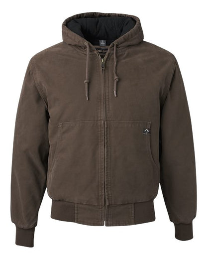 DRI DUCK. Men's Cheyenne Boulder Cloth™ Hooded Jacket with Tricot Quilt Lining. 5020