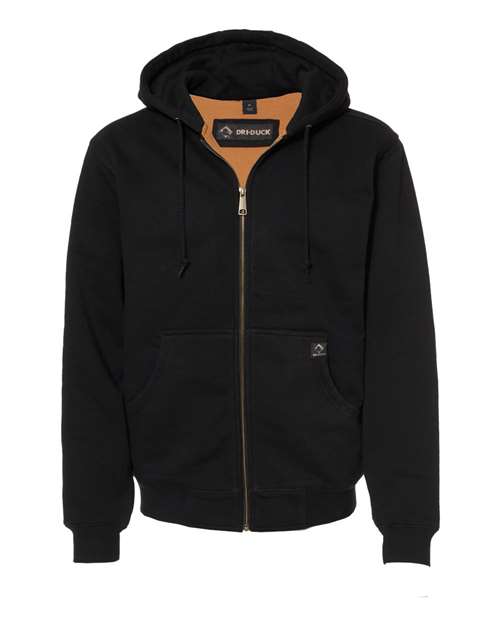 DRI DUCK. Men's Crossfire Heavyweight Power Fleece Hooded Jacket with Thermal Lining. 7033