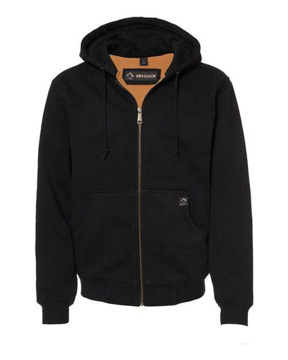 DRI DUCK. Men's Crossfire Heavyweight Power Fleece Hooded Jacket with Thermal Lining. 7033
