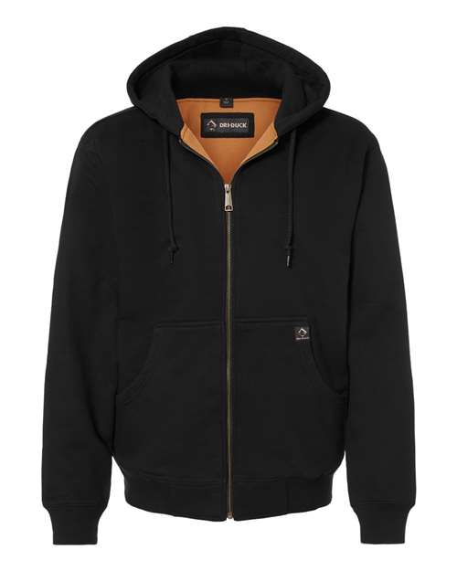 DRI DUCK. Men's Tall Crossfire Heavyweight Power Fleece Hooded Jacket with Thermal Lining. 7033T