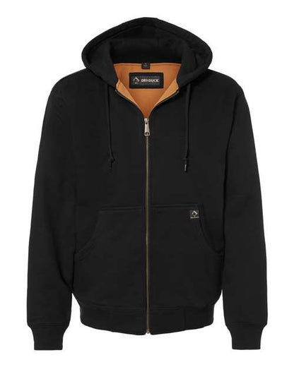 DRI DUCK. Men's Tall Crossfire Heavyweight Power Fleece Hooded Jacket with Thermal Lining. 7033T
