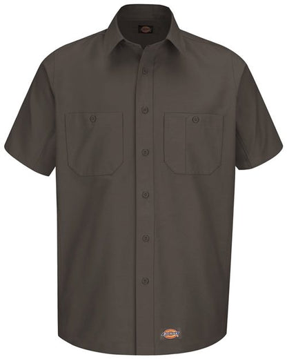 Dickies. Short Sleeve Work Shirt - Tall Sizes. WS20T