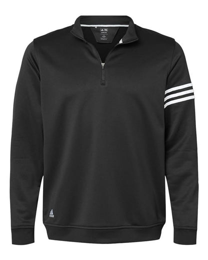 Adidas. 3-Stripes French Terry Quarter-Zip Pullover. A190
