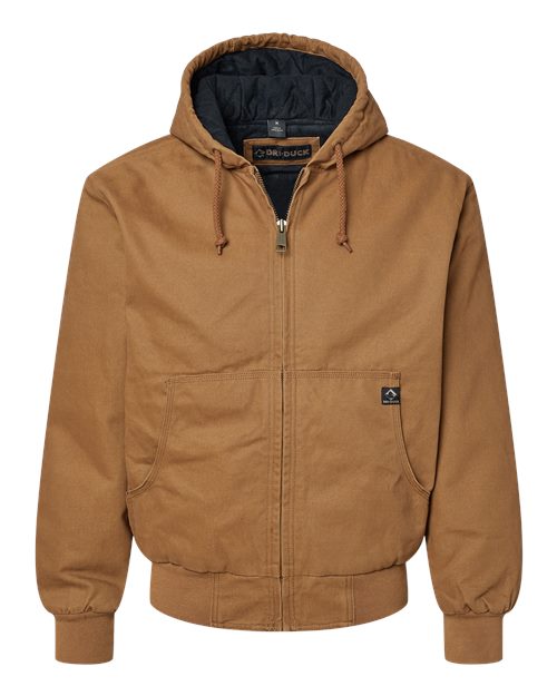 DRI DUCK. Men's Tall Cheyenne Boulder Cloth™ Hooded Jacket with Tricot Quilt Lining. 5020T