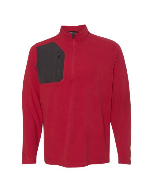 DRI DUCK. Interval DDX Quarter-Zip Nano Fleece Nylon Pullover. 7345