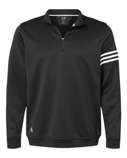 Adidas. 3-Stripes French Terry Quarter-Zip Pullover. A190