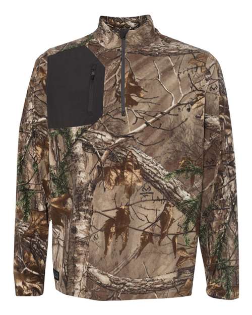 DRI DUCK. Interval DDX Quarter-Zip Nano Fleece Nylon Pullover. 7345