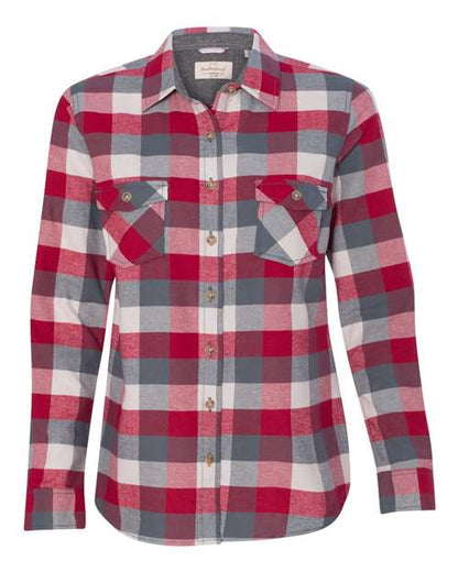 Weatherproof. Women's Vintage Brushed Flannel Long Sleeve Shirt. W164761