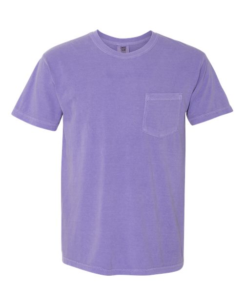 Comfort Colors. Unisex Garment-Dyed Heavyweight Pocket T-Shirt. 6030