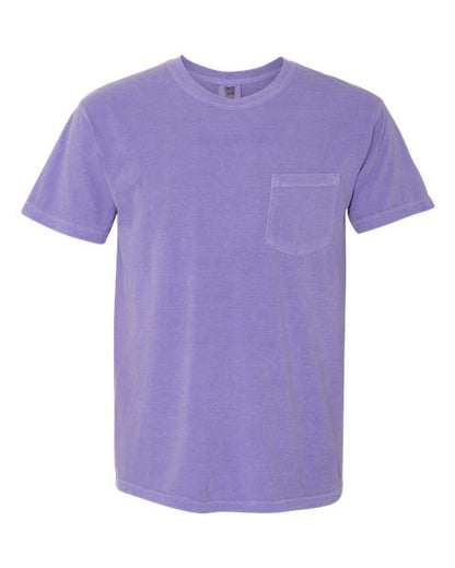 Comfort Colors. Unisex Garment-Dyed Heavyweight Pocket T-Shirt. 6030