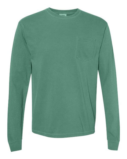 Comfort Colors. Unisex Garment-Dyed Heavyweight Long Sleeve Pocket T-Shirt. 4410