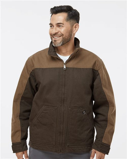 DRI DUCK. Men's Horizon Two-Tone Boulder Cloth™ Canvas Jacket Tall Size. 5089T