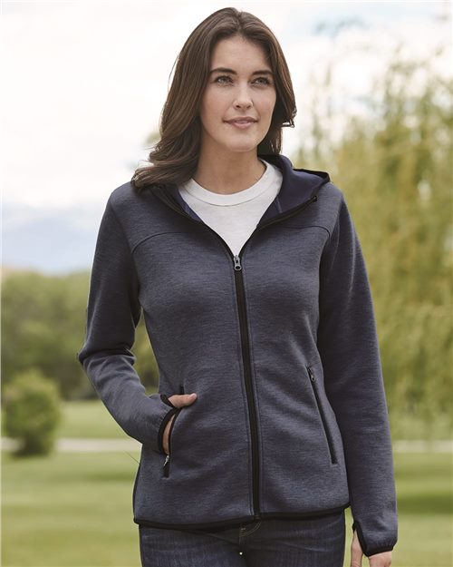 Weatherproof. Women's HeatLast™ Fleece Tech Full-Zip Hooded Sweatshirt. W18700