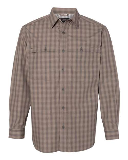 DRI DUCK. Men's Paseo Plaid Shirt. 4465
