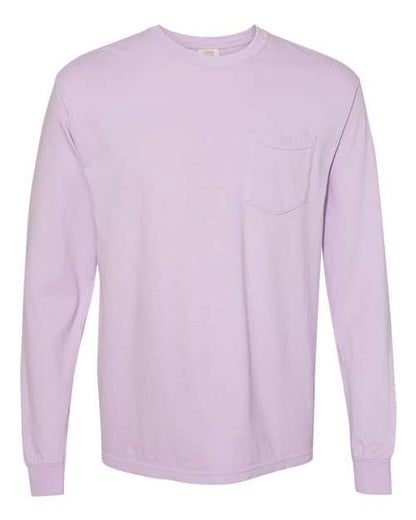 Comfort Colors. Unisex Garment-Dyed Heavyweight Long Sleeve Pocket T-Shirt. 4410