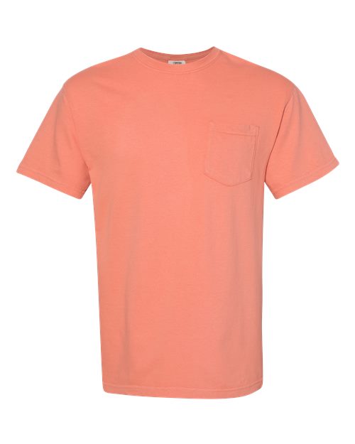 Comfort Colors. Unisex Garment-Dyed Heavyweight Pocket T-Shirt. 6030