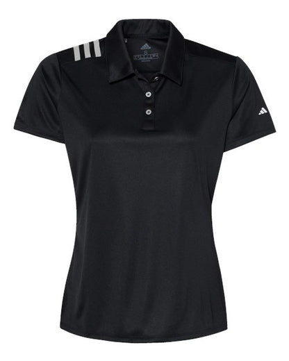Adidas. Women's 3-Stripes Shoulder Polo. A325