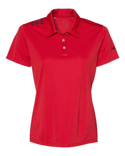 Adidas. Women's 3-Stripes Shoulder Polo. A325