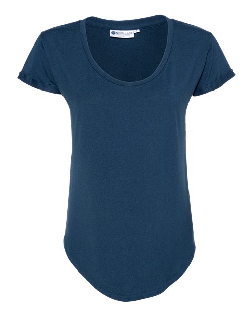 Weatherproof. Women’s CoolLast™ Heathered Lux Dolman Sleeve T-Shirt. W20429