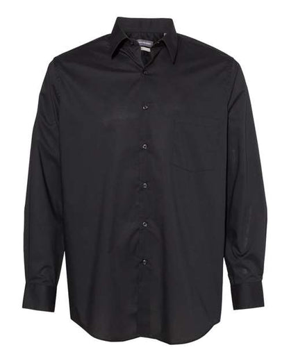 Van Heusen. Broadcloth Point Collar Solid Shirt. 13V5052