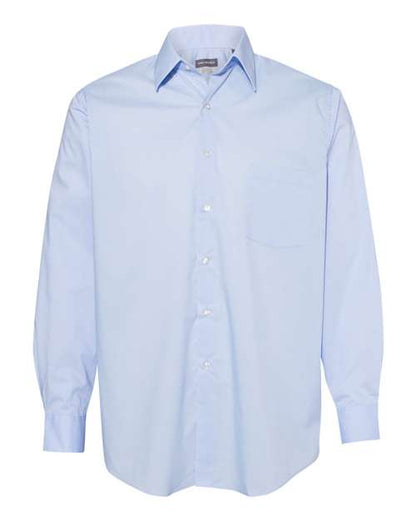Van Heusen. Broadcloth Point Collar Solid Shirt. 13V5052