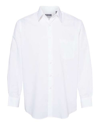 Van Heusen. Broadcloth Point Collar Solid Shirt. 13V5052