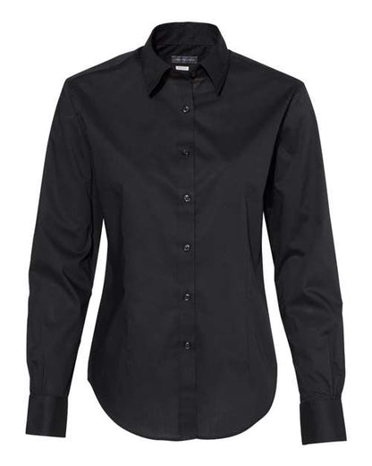 Van Heusen. Women's Cotton/Poly Solid Point Collar Shirt. 13V5053