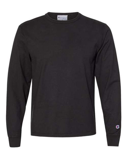 Champion. Garment-Dyed Long Sleeve T-Shirt. CD200